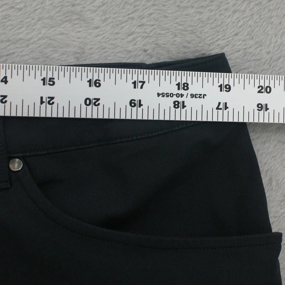 Lululemon Commission Pant Slim Black Warpstreme Mens 38x30 Trousers Team Issued